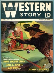 Western Story Magazine Pulp August 9 1941- Billiards cover FN