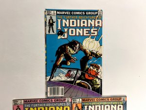 3 Indiana Jones Marvel Comic Books #4 5 6 Spiderman Iron-Man Thor Hulk 101 JS3