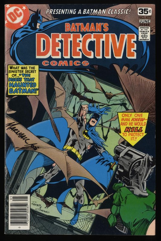 Detective Comics #477 FN/VF 7.0 Batman! Signed by Marshall!