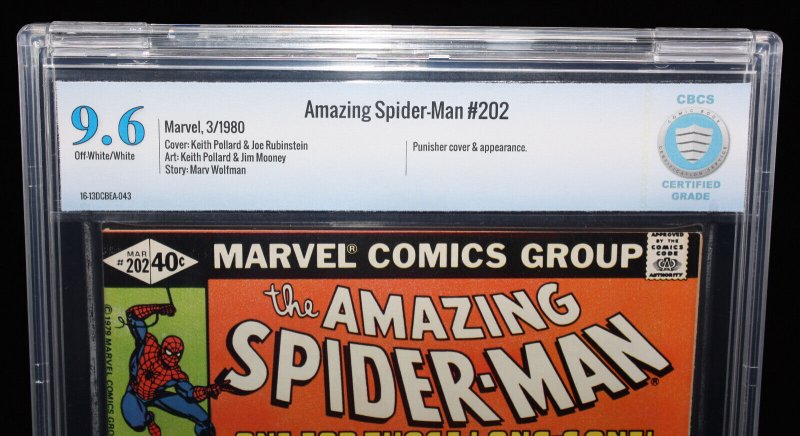 Amazing Spider-Man #202 (CBCS 9.6) Punisher Cover & Appearance - 1980