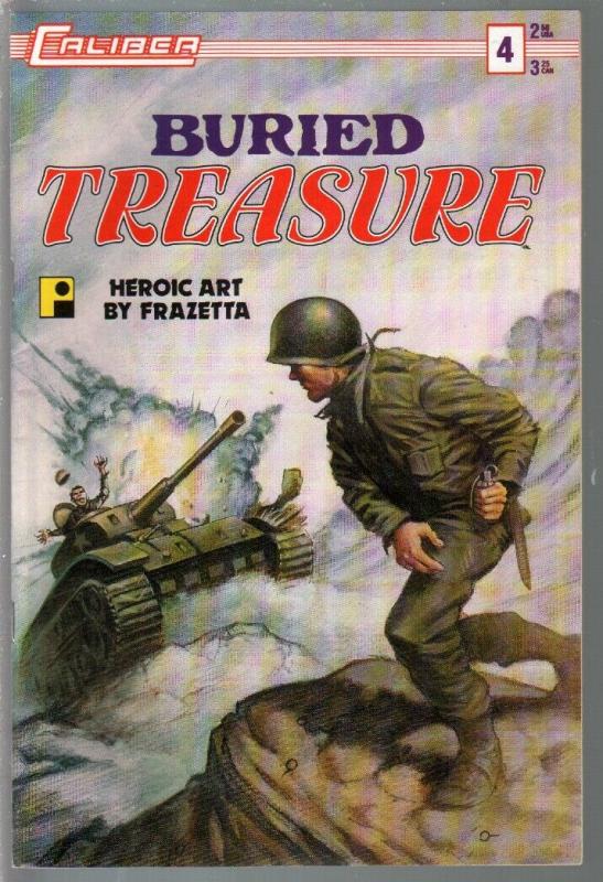 Buried Treasure #4 1991-Laliber-Frank Frazaetta-Korean War-Heroic Comics-VF