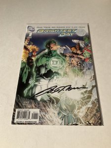Brightest Day 1 Nm Near Mint Signed J Tomasi DC Comics