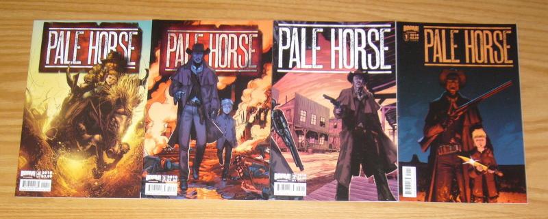 Pale Horse #1-4 VF/NM complete series - B variants - boom western comics 2 3 set