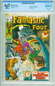 Fantastic Four #94 (1970) CBCS 6.0! 1st Appearance of Agatha Harkness!