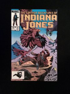 Further Adventures  of Indiana Jones #21  MARVEL Comics 1984 VF+