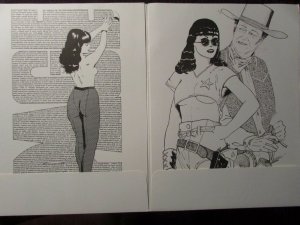 1991 BETTY PAGE Port Kay Portfolio in VG- Envelope #1921 w/ (8) Prints FN/FN+