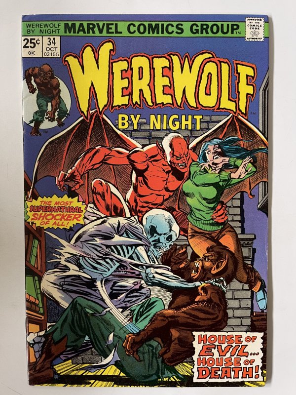 Werewolf by Night #34 - Fn+  (1975)