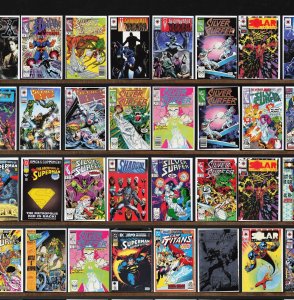 Huge Lot 150+ Comics with Silver Surfer, Shadowman, Secret Weapons & More!