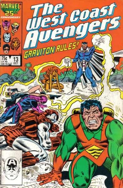 West Coast Avengers (1985 series)  #13, NM- (Stock photo)