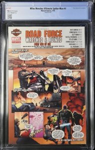 Miles Morales: Ultimate Spider-Man #1 Staples Cover (2014) Miles Morales Origin