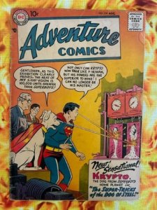 Adventure Comics #239 (1957) - Krypto Cover ! Nice Grade !
