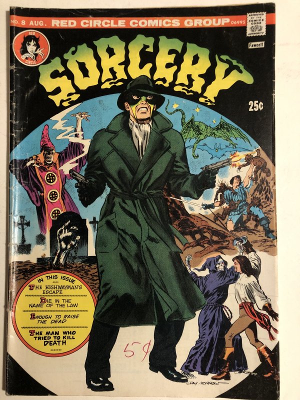 Sorcery 8, VG, morrow cover