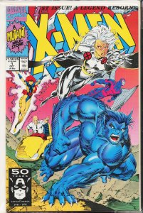 X-Men #1 Storm and Beast Cover (1991) X-Men [Key Issue]