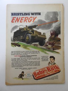 Detective Comics #81 (1943) PR 4 ad pages missing, 1/2 book-length spine split