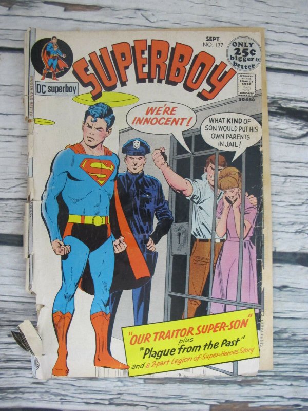 Superboy #177 DC Bronze Age Comics 1971 G+ Superman