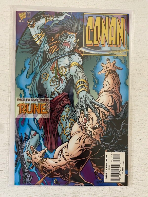 Conan #4 8.0 VF (1995 Marvel) 