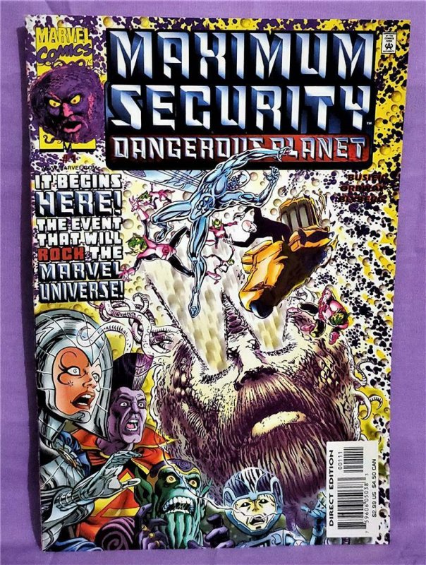 Kurt Busiek MAXIMUM SECURITY Dangerous Planet #1 Jerry Ordway (Marvel, 2000)!