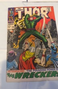 Thor #148 (1968)introducing the Wrecker 1st app light tanning