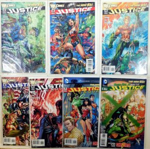 Justice League Lot of 7 #2, 3, 4, 5, 6, 7, 8 (2011) DC Comics 1st Print