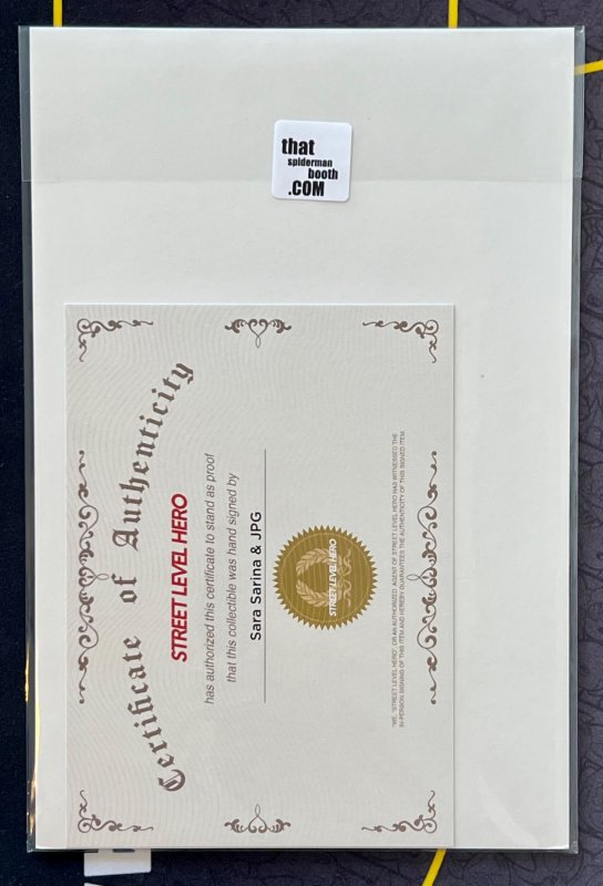 Ninja Funk #2 Signed And Certified by JPG & Sara Sarina