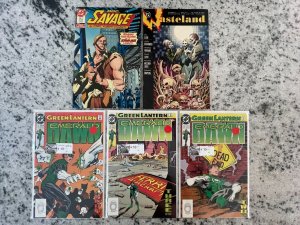 5 DC Comics Emerald Dawn # 2 3 4 G Lantern + Wasteland # 1 + Doc Savage # 1 J962