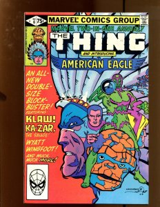 Marvel Two In One #6 - The Thing & American Eagle! (8.5) 1981