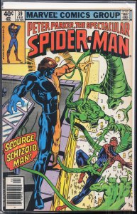 The Spectacular Spider-Man #39 Newsstand Edition (1980) Spider-Man