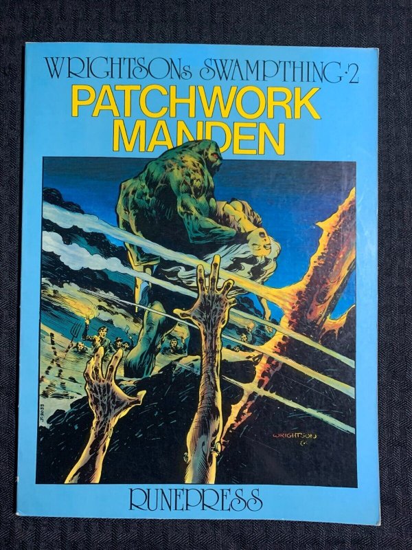 1979 Bernie WRIGHTSON'S SWAMP THING 2 Patchwork Maiden SC FN 6.0 Runepress