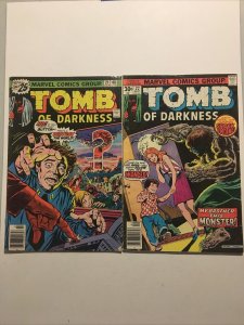 Tomb of Darkness #21 & #22 Lot Kirby Lee Atomic Bomb Cover Bronze Age Horror