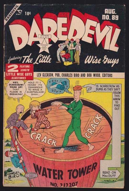 Daredevil Comics #89 5.0 VG/FN Lev Gleason - Aug 1953