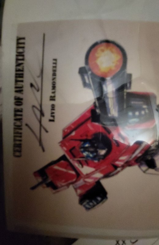 Transformers #10 SDCC exclusive signed and remarqued