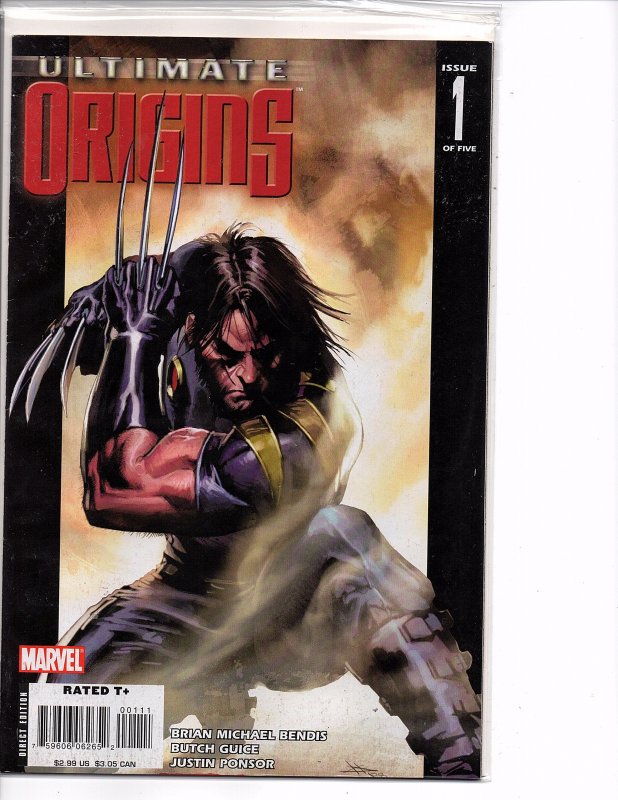 Marvel Comics Ultimate Origins #1 Wolverine Spider-Man Hulk Brian Michael Bendis