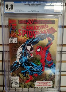 AMAZING SPIDER-MAN #375 (1993) CGC 9.8 HOLO CVR 30TH ANNIVERSARY ISSUE