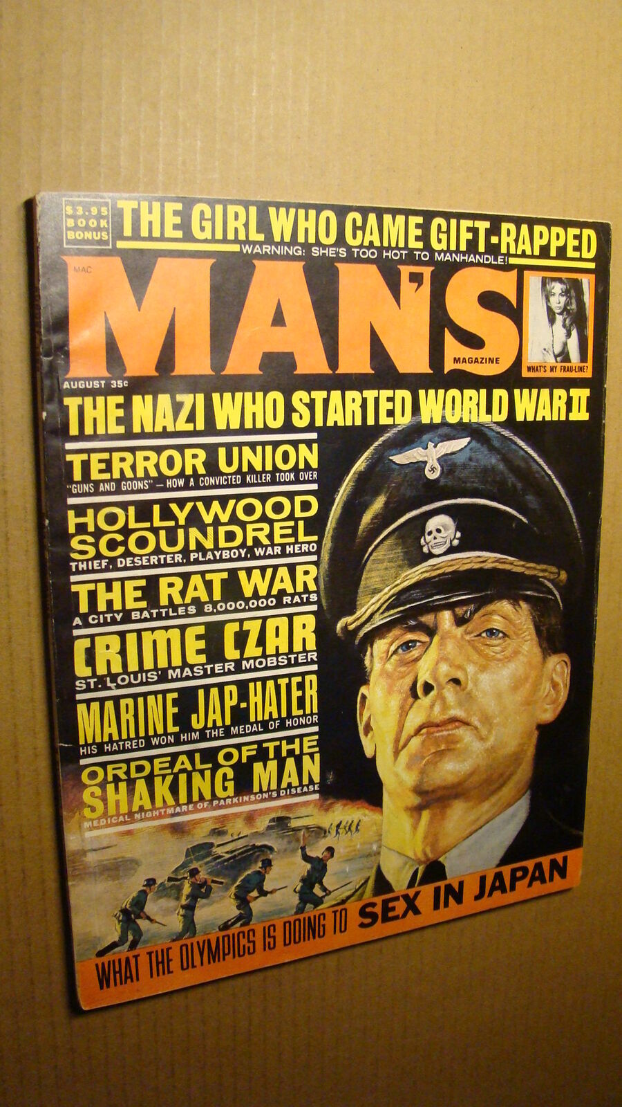 Men S Adventure Man S Magazine Nice Pulp Sex Girl German Nazi