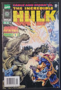 Marvel Comics Cable and Storm VS The Incredible Hulk #444 1996 