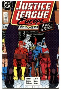 Justice League Europe #6 NM -FIRST Crimson Fox-Comic Book-Powerless