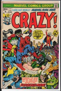 Crazy #1 (1973) Forbush-Man