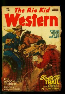 The Rio Kid Western April 1948- Thrilling Pulp-Tom Curry- VG