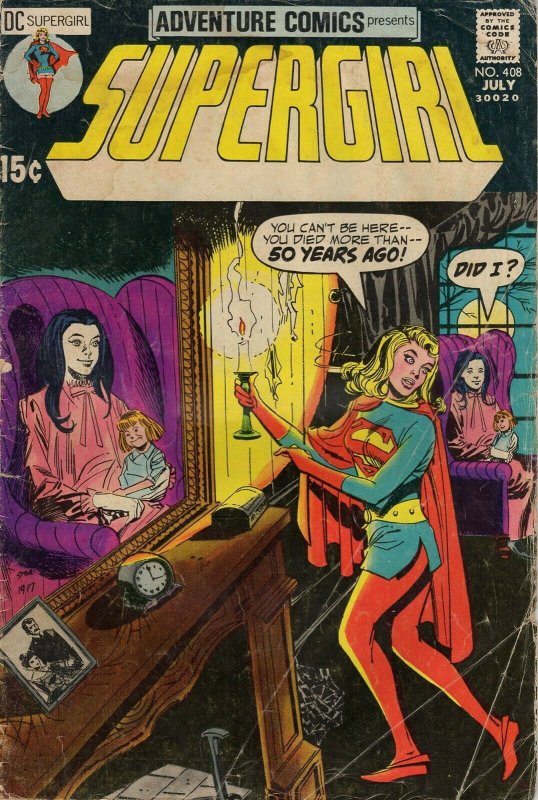 Adventure Comics #408 ORIGINAL Vintage 1971 DC Comics Supergirl