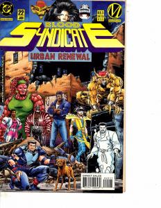 Lot Of 3 DC Comic Books Animal Man #64 Blood Syndicate #22 Hellblazer #82  ON13