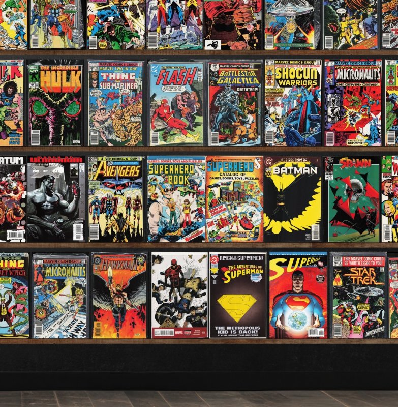 Huge Lot 150+ Comics with The Avengers, Micronauts, Rom & More!
