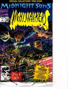 Lot Of 2 Marvel Comic Books Morbius #1 and Nightstalkers #1  ON6