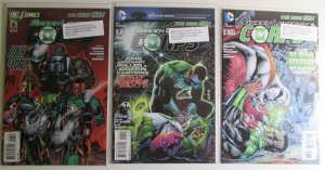 2012 Green Lantern Corps Lot of 3 #6, 7, 8 DC 2nd Series Comic Book