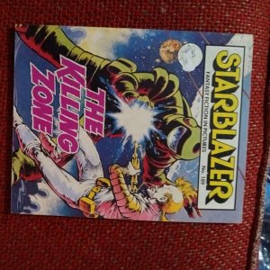 STARBLAZER Space fiction Adventure in Pictures #189 the killing zone 1987