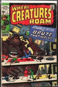 Where Creatures Roam #1 (1970) The Brute That Walks