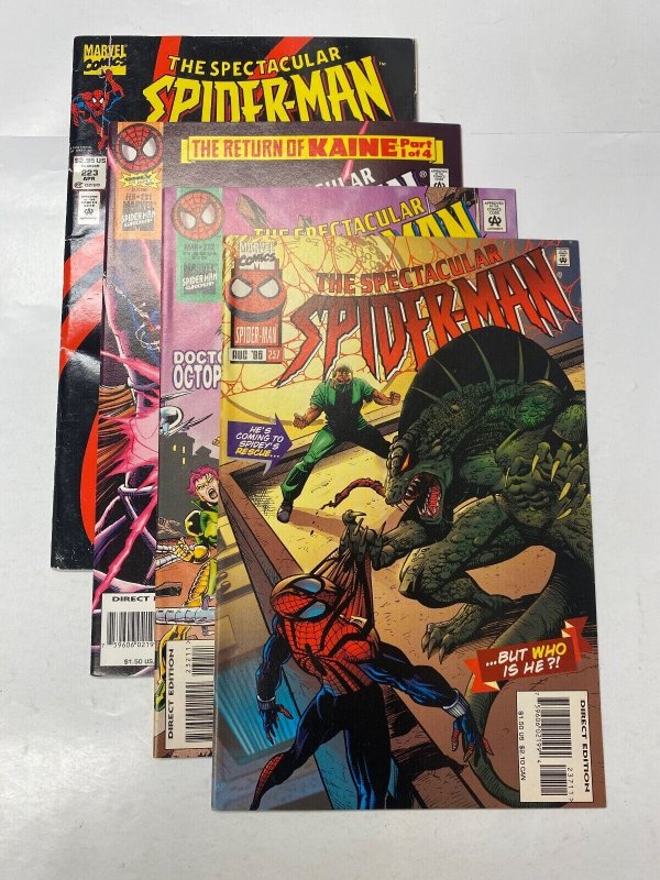 4 Spectacular Spider-Man MARVEL comic books #223 231 232 237 80 KM14