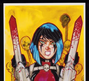 RAZOR: SCARS SKETCHCOVER ART 11 x 17 Print SIGNED w/COA