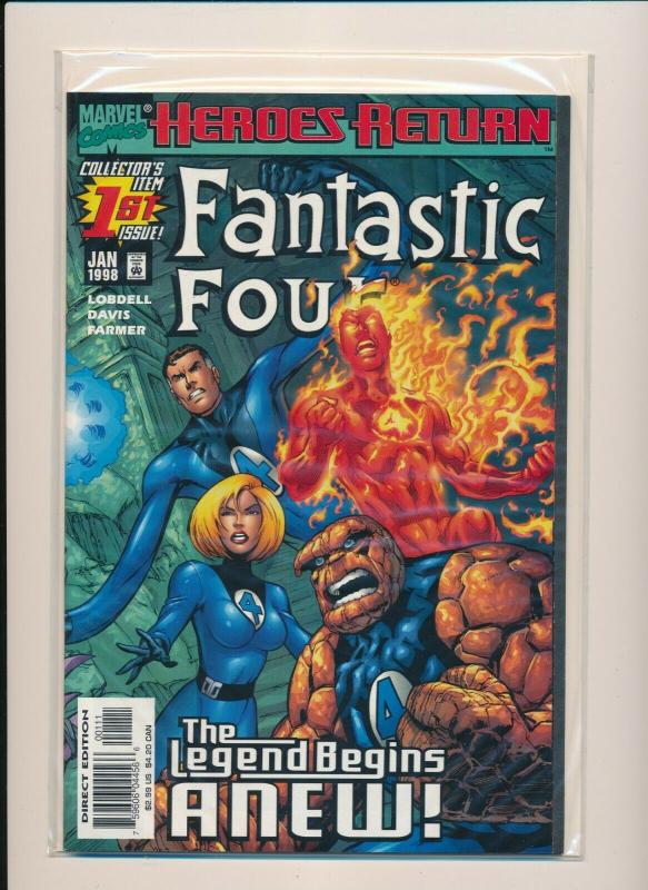 Marvel LOT OF 7 FANTASTIC FOUR #2-5, 15, 25 & #1 Heros Return VF+ (PJ115)