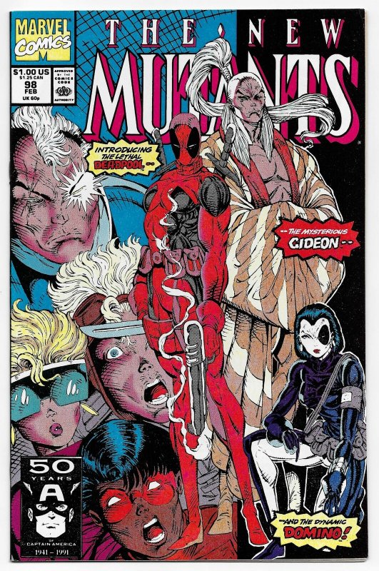 New Mutants #98 | 1st Deadpool | 1st Printing (Marvel, 1991) VF/NM