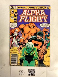 Alpha Flight #2 NM Marvel Comic Books Guardian Sasquach Puck Northstar 20 HH41